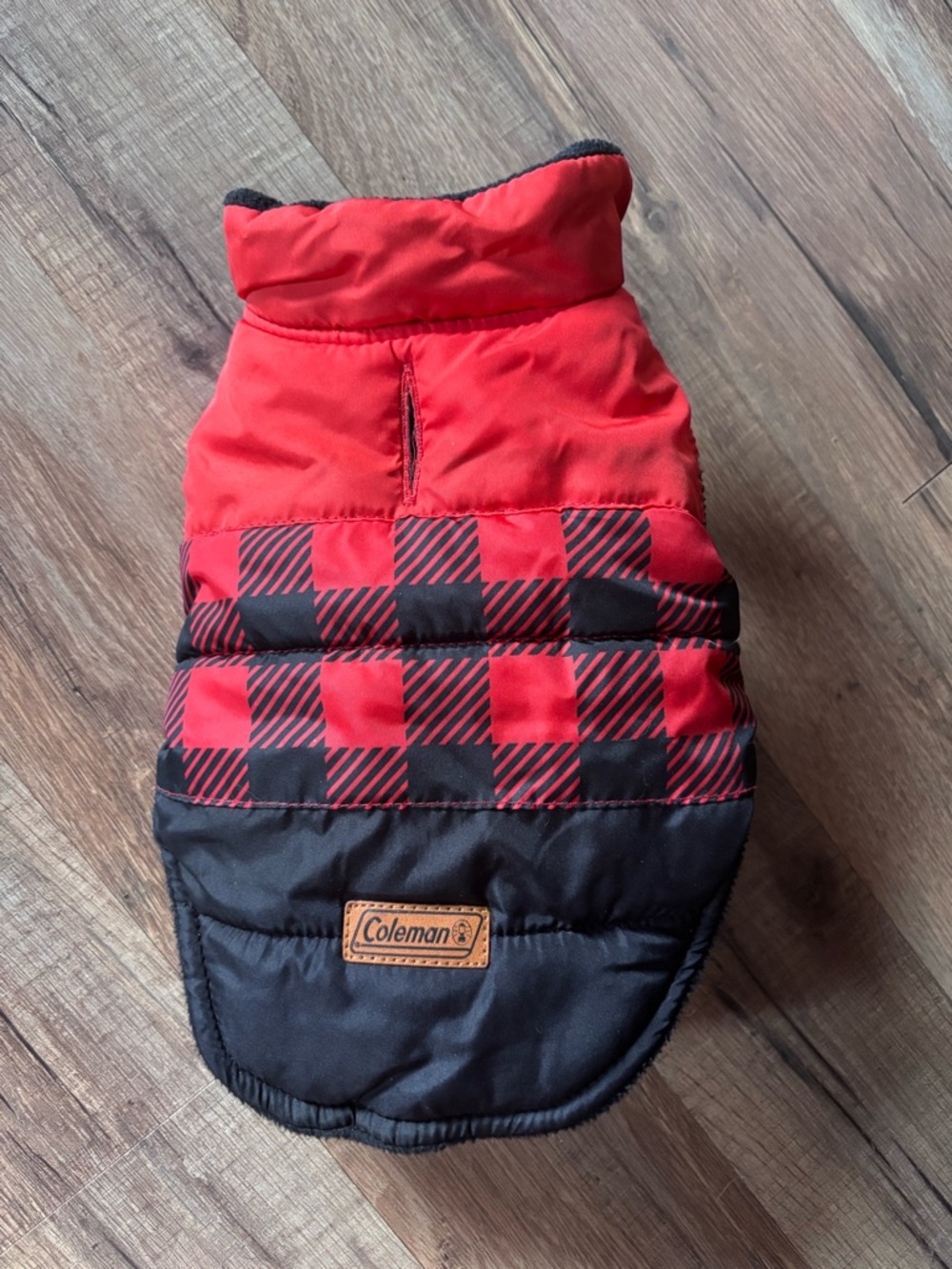 Coleman Black Fleece-Lined Dog Jacket